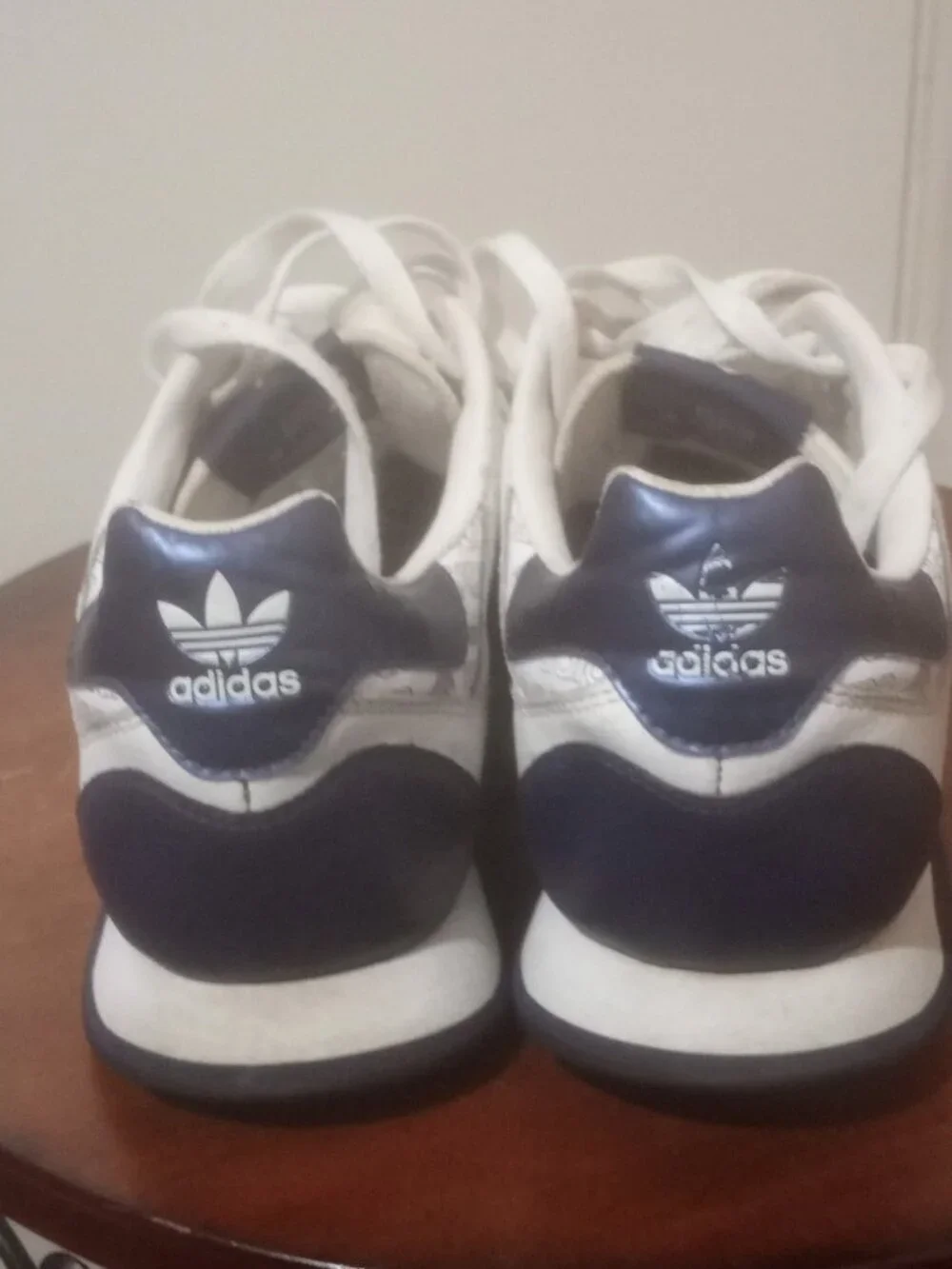 RARE Sz 8 - Adidas ZXZ LEA MNG Trefoil Spell-Out Men's Shoes 548074 2004